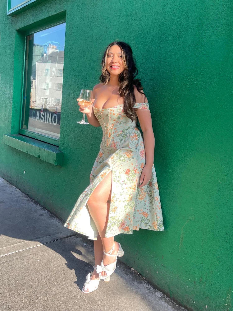 Elegant Women's Corset Dress