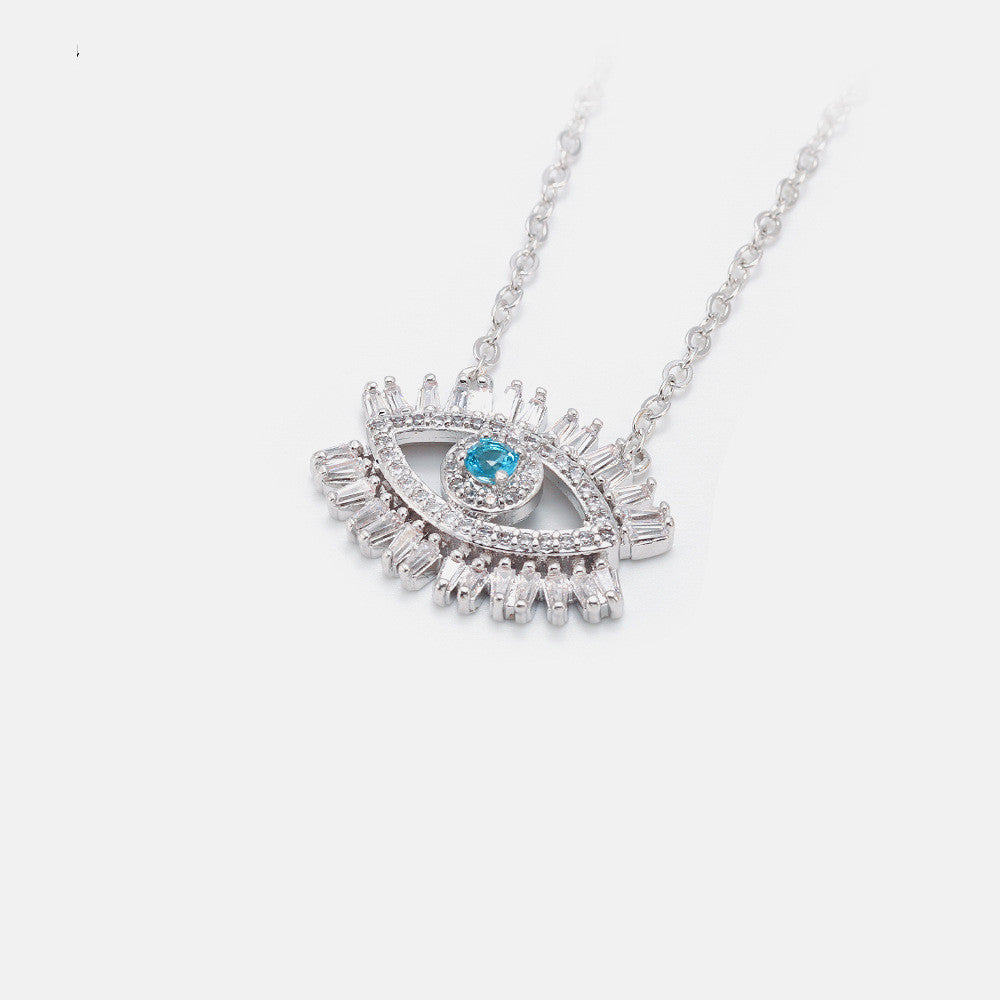 Symbolic Evil Eye Pendant Necklace - BLUTIFUL1
