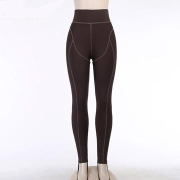 Women High Waist Striped Workout Leggings