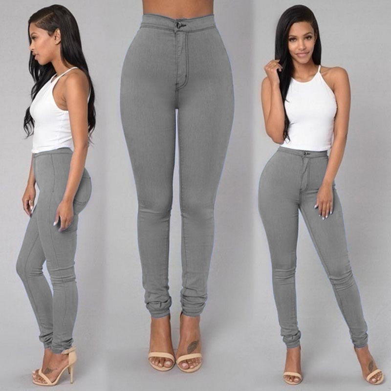 High Waist Skinny Slim Butt Lift Legging Pants - BLUTIFUL1