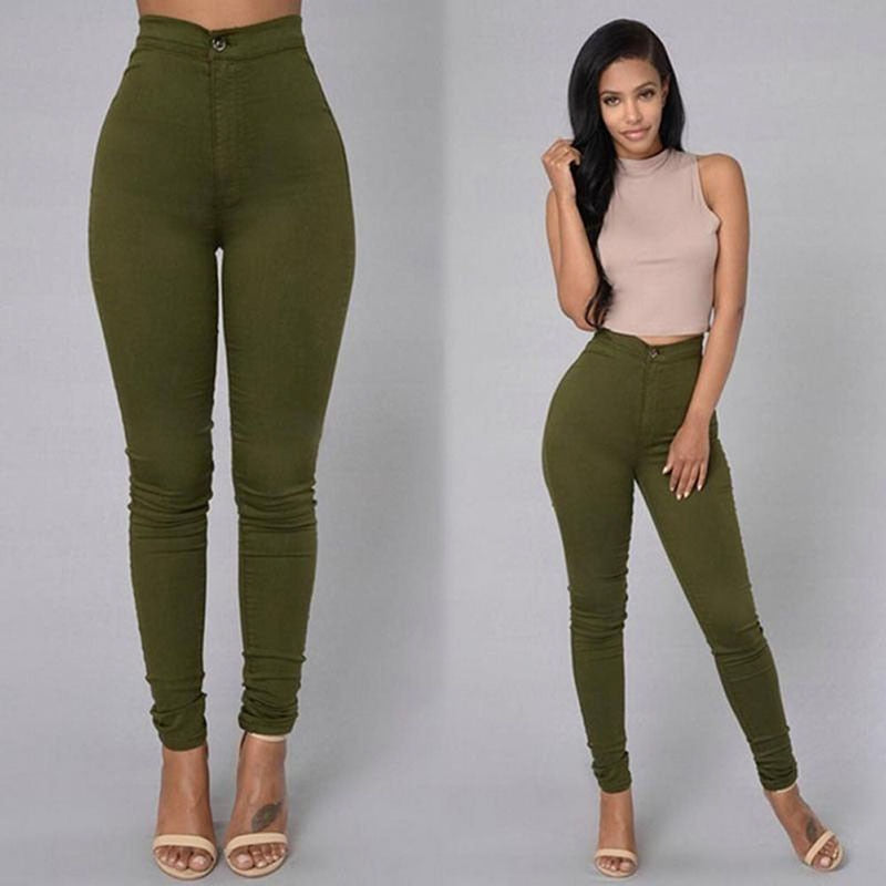 High Waist Skinny Slim Butt Lift Legging Pants - BLUTIFUL1