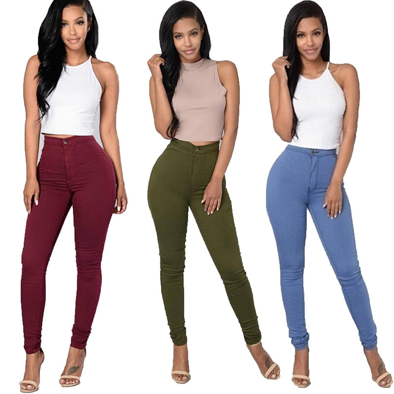 High Waist Skinny Slim Butt Lift Legging Pants - BLUTIFUL1