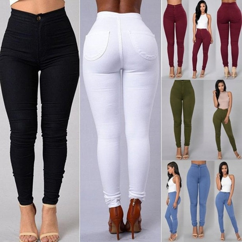 High Waist Skinny Slim Butt Lift Legging Pants - BLUTIFUL1