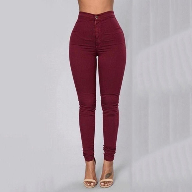 High Waist Skinny Slim Butt Lift Legging Pants - BLUTIFUL1