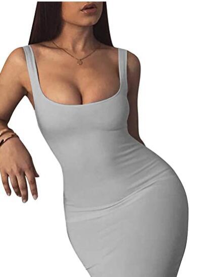 Womens Sexy Bodycon Tank Dress Sleeveless - BLUTIFUL1