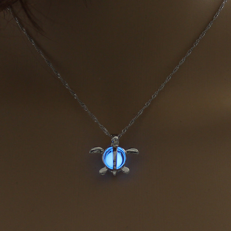 Creative Luminous Moon Creative Pendant Necklace Your Secret Night Sky π