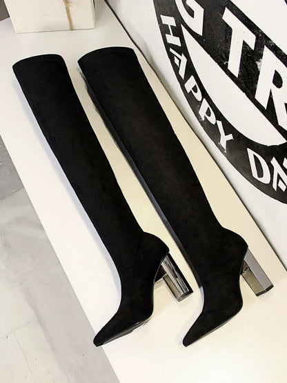 🌟 Enchanting Winter Whispers Knee-High Boots 🌟