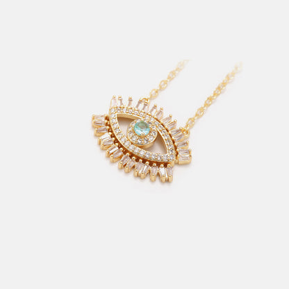 Symbolic Evil Eye Pendant Necklace - BLUTIFUL1