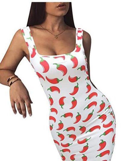 Womens Sexy Bodycon Tank Dress Sleeveless - BLUTIFUL1