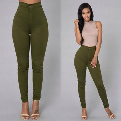 High Waist Skinny Slim Butt Lift Legging Pants - BLUTIFUL1