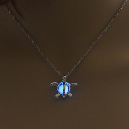 Creative Luminous Moon Creative Pendant Necklace Your Secret Night Sky 🌙